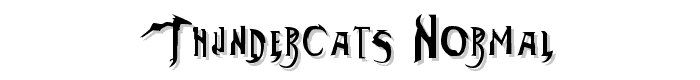 Thundercats Normal font